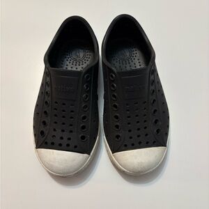 Native Black Toddler Slip-On Sneakers
